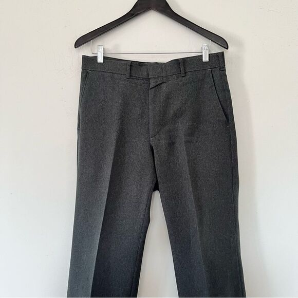 Levi's Vintage 70's/80's Dark Grey Action Slacks Flat Front Dress Pants - Picture 13 of 13